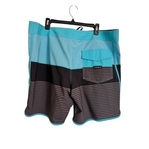 Quicksilver Men’s Highline Surfsilk Boardshorts Size 40 Pocket Tie Waist NWOT - Picture 2 of 9